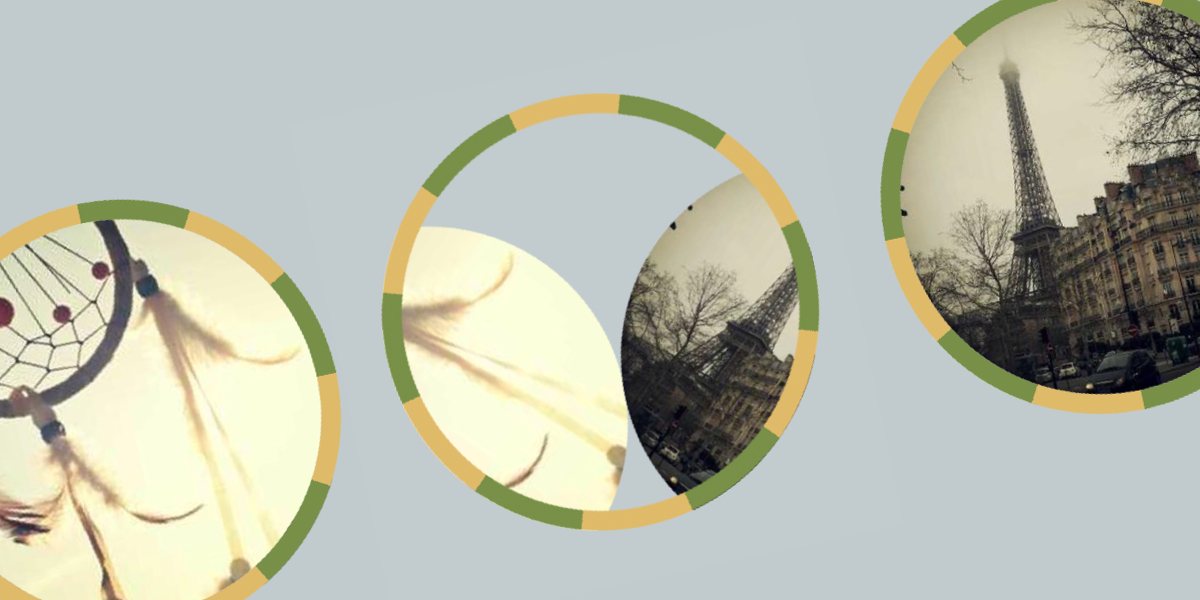 CSS Infinite and Circular Rotating Image Slider