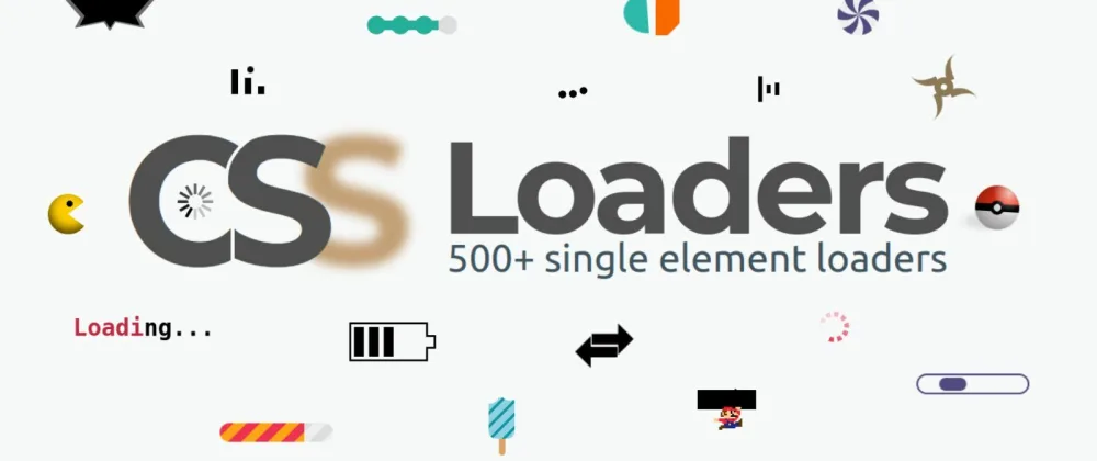CSS Loaders: 500+ single element loaders