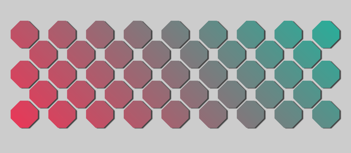 CSS Hexagons grid