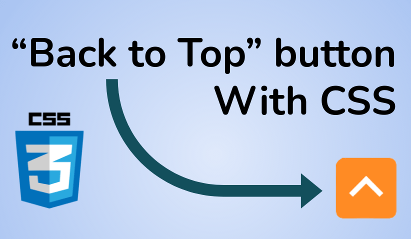Back to top button with CSS