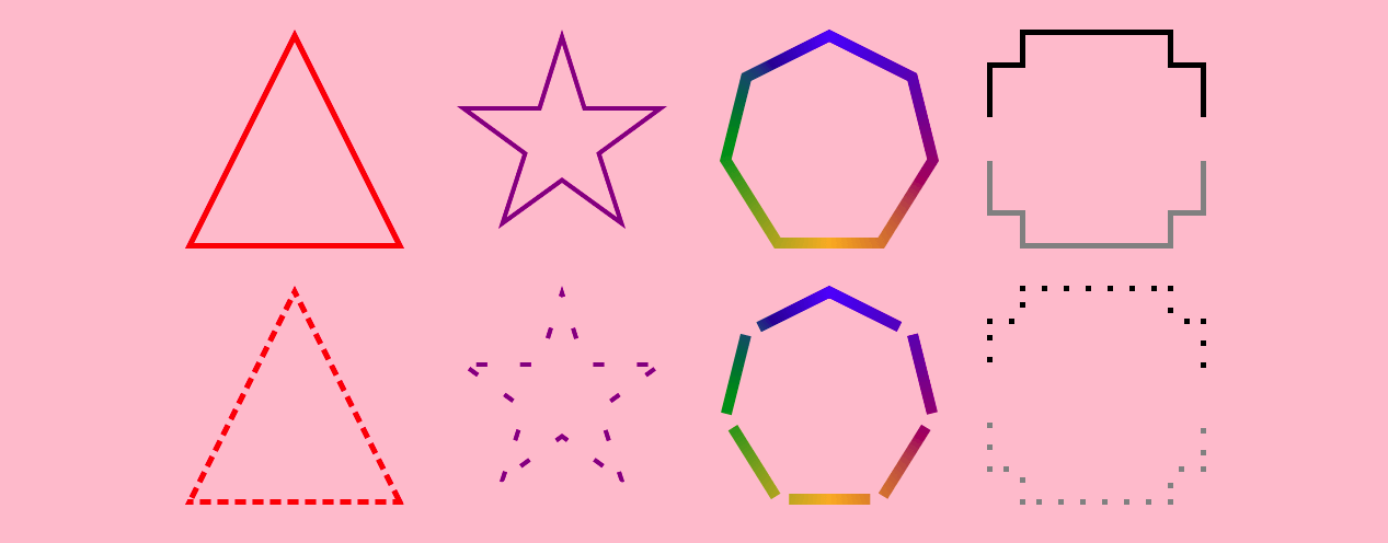 Polygon borders