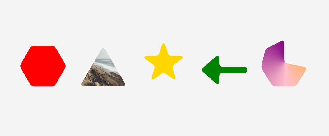 CSS rounded shapes