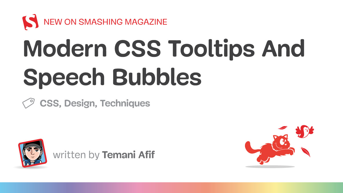 Modern CSS Tooltips And Speech Bubbles