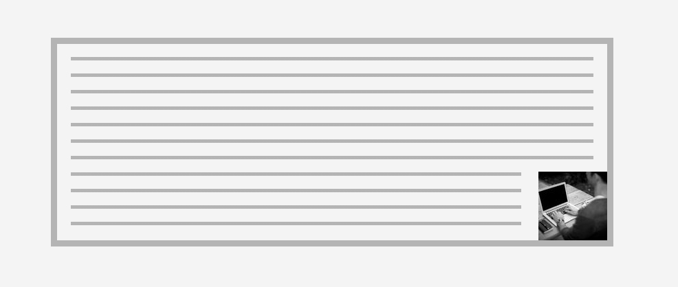 Float an Element to the Bottom Corner