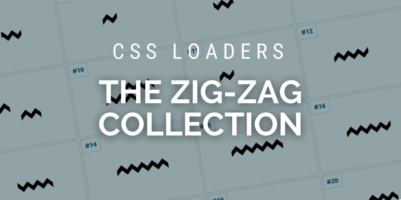 How to Create Zig-Zag CSS Loaders Using One Element